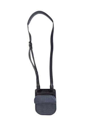 Упор для оружия комбинированный / кожа / черный