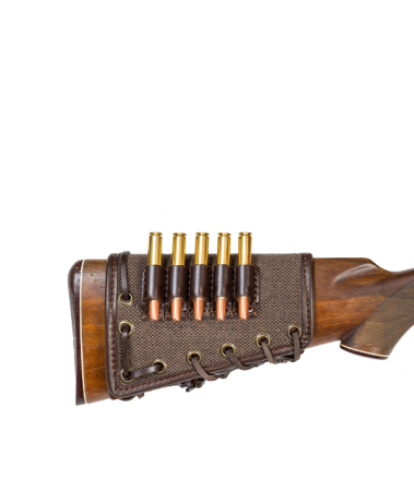 * Патронташ на приклад ADVANCE 5п(223Remington) / кожа