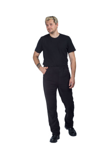 Брюки спортивные / флис / черный