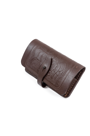 Подсумок 7*20 / кожа / коричневый