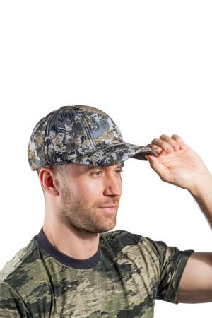 Бейсболка утепленная Сигнал NEON / алова / пиксель (м)