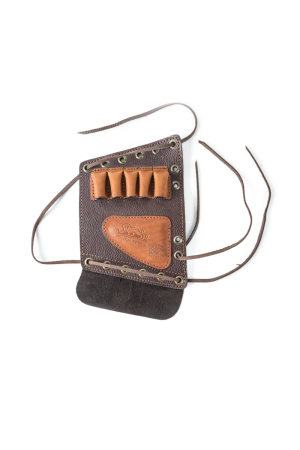 Патронташ на приклад 5*12 Царская охота / кожа (м)