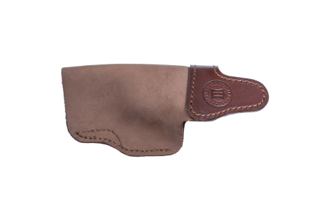 Кобура поясная мод. H Гроза-04 открытая суперлетняя / кожа / коричневый