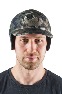 Бейсболка утепленная Сигнал / алова / серые соты (м)