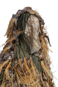 Халат маскировочный Шаман (с маскир.элем-м из натурального лыка) / синт.ткань+лыко