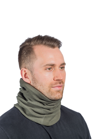 Шарф 3 в 1 / флис / олива (м)