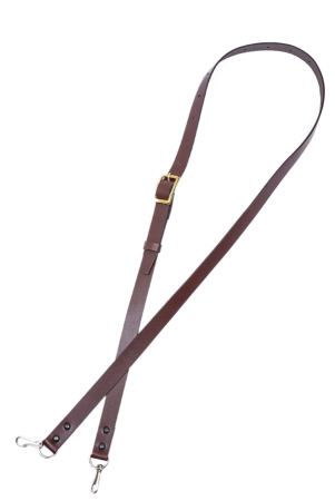 Ремень страховочный АПС / кожа / коричневый