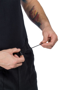 Брюки спортивные / флис / черный