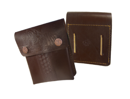 Подсумок Тигр 10п / кожа / коричневый