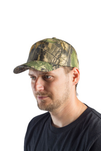 Бейсболка летняя NEON / смесовая ткань / лес (м)