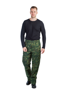 ***Брюки Темп облегченные / ткань сорочечная / цифра зелен.