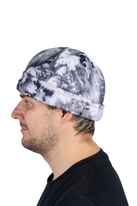 Шапка Сигнал 1 / алова-флис / снегири (м)