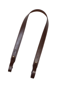 Ремень погонный с регулировкой люкс / кожа / коричневый
