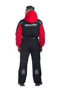 Комбинезон зимний Тайфун-2 / мембрана / красно-черный