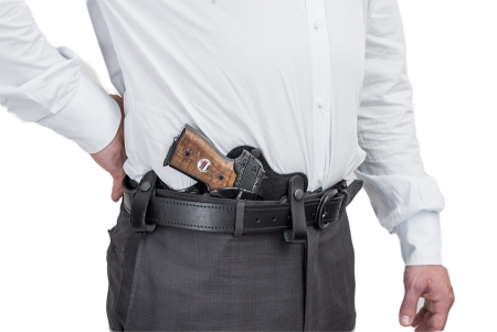 Кобура поясная мод.Hc ПМ / кожа / коричневый