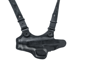 Кобура наплечная горизонтального ношения мод.ТМ Гроза-02 / кожа / черный