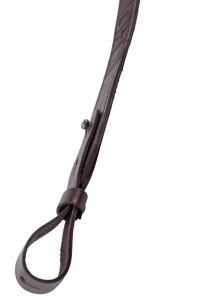 Ремень погонный с регулировкой люкс / кожа / коричневый (м)