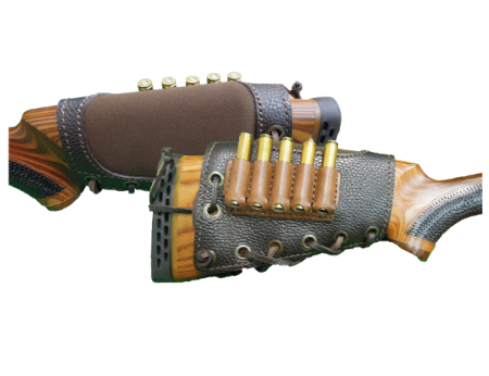 Патронташ на приклад 5*7,62 Монте Карло Царская охота / кожа