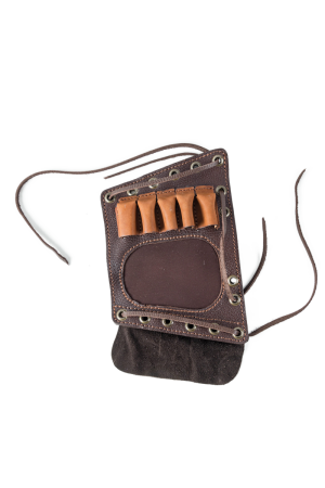 Патронташ на приклад 5*12 Монте Карло Царская охота / кожа