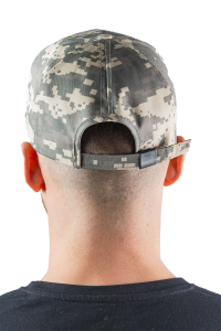 Бейсболка Горизонт с вышивкой / смесовая ткань / цифра серая (м)