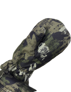 Рукавицы утепленные на флисе / мембранное трикотажное полотно / разноцветные (м)