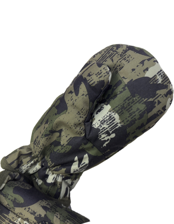 Рукавицы утепленные на флисе / мембранное трикотажное полотно / разноцветные (м)