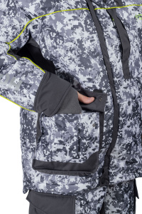 Костюм зимний Полярный Волк / мембрана 10000/10000 / пиксель серо-белый Костюм зимний Полярный Волк / мембрана 10000/10000 / пиксель серо-белый