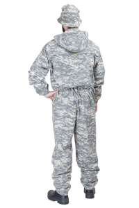 Комбинезон летний Стоп-клещ / смесовая ткань / цифра серая