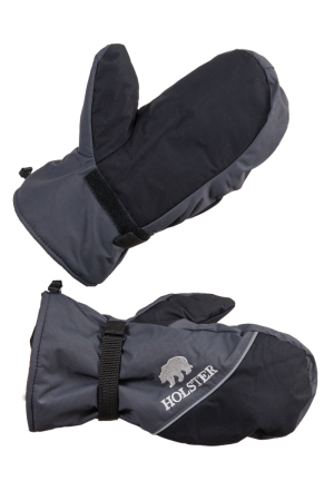 Рукавицы утепленные Хольстер / мембрана / черно-серый (м)