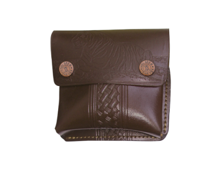 Подсумок Тигр 5п / кожа / коричневый