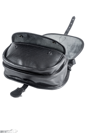 Ягдташ / кожа / черный