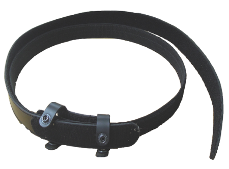 Ремень поясной (40) тактический / кожа / черный