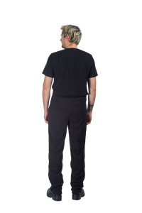 Брюки спортивные / флис / черный