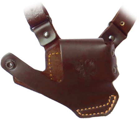 Кобура наплечная М ОСА-ПБ4-1 / кожа / коричневый