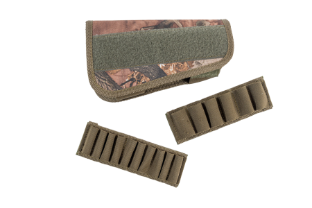 Патронташ на приклад универсальный кал. 12, 16, 20, 7.62 / ткань синтет.