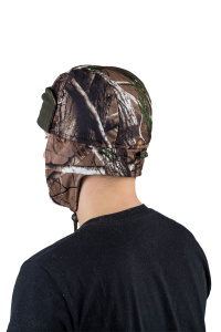 Шапка ушанка Пурга / ламинированное трикотажное полотно / разноцветные (м)