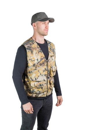 Жилет охотника / смесовая ткань / соты