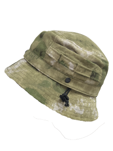 Панама с сеткой / смесовая ткань / Малахит (м)