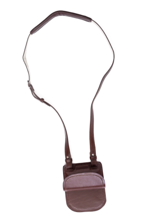 Упор для оружия комбинированный / кожа / коричневый