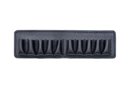 Подсумок поясной открытый 10п 12к / кожа / черный