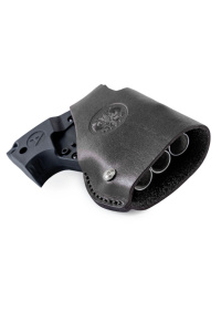 Кобура Дш Сигнал Охотника ПУ-3 / кожа / черный