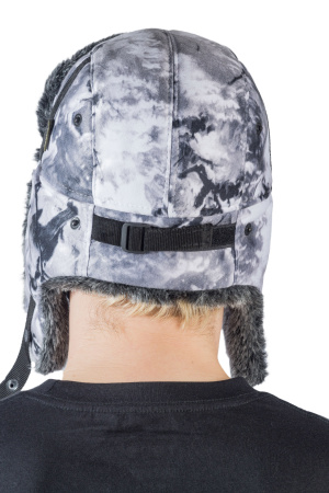 Шапка ушанка с мех.опушкой / алова / снегири (м)