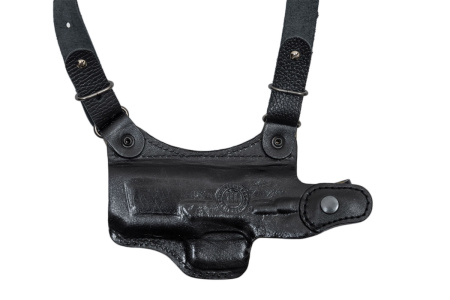 Кобура наплечная горизонтального ношения мод. T CZ75B / кожа / черный