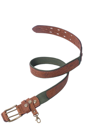 Ремень поясной В40 LINE Элита Hunter / кожа / олива