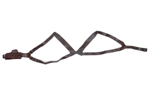 Кобура наплечная вертикального ношения мод. V Гроза-02 / кожа / коричневый