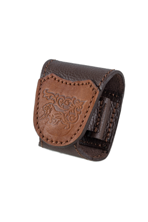 Подсумок поясной 5*12 Царская охота / кожа