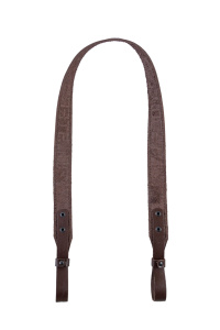 Ремень погонный с регулировкой / кожа / коричневый (м)