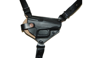 Кобура комбинированная ПМ Контакт / кожа / черный