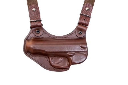 Кобура наплечная горизонтального ношения мод.Т1М Streamer / кожа / коричневый