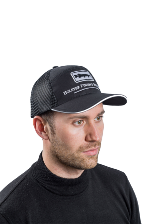 Бейсболка черная с сеткой (м)